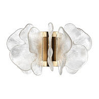 Бра 1*LED*25W, 3500К, 1643lm Odeon Light Siama 5089/25WL, под латунь