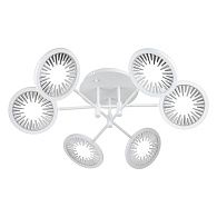 Люстра 90*90*21 см, 6*LED*96W, 3000K Gerhort G61253/6WT, Белый