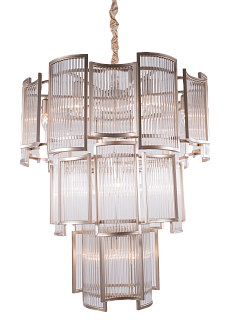 Люстра 750*770, 15*E14, 40W NewRgy Cristallo 2420U/15 CHAM GD+CL, CHAM GD+CL