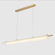 Светильник 120 см, 40W, 3000K, Crystal Lux TUNNEL SP40 LED BRASS, латунь