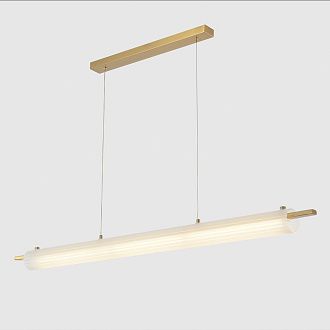 Светильник 120 см, 40W, 3000K, Crystal Lux TUNNEL SP40 LED BRASS, латунь