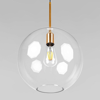Подвесной светильник 30 см, Loft IT Bolle 2034-P1, белый-золото