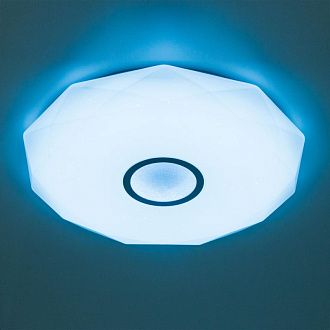 Светильник 59 см, 80W, 3000-5500K Citilux Диамант Смарт CL713A80G, белый