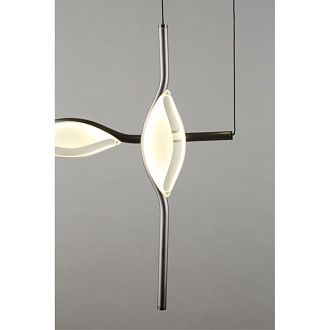 Подвесная люстра 147 см, 45W, 4000K, Aployt Krysia APL.060.03.45, черный