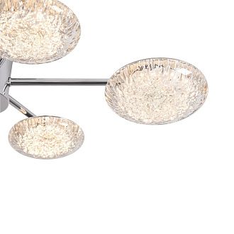 Потолочный светильник 16 см, LED*32W, 2700K, Freya Plane FR5531CL-L32CH, Хром