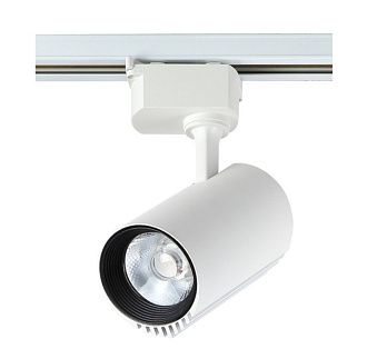 Cветильник трековый однофазный 7 см, 1*20W, 3000K, Crystal Lux CLT 0.31 007 20W WH Белый