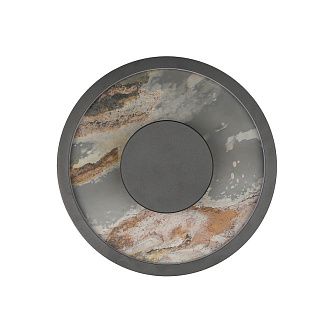 Бра 10,5*29*29 см, 20W, Favourite Tallar 4446-1W матовый черный/красный песчаник