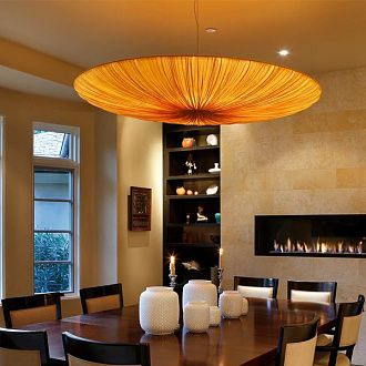 Подвесная люстра Aqua Creations Lighting round D80 80*80*12 см, 1*E27*60W, ImperiumLoft 108168-28, Белый