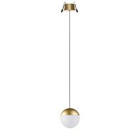 Светильник встраиваемый 9*263,4 см, вр 5 см, *LED*10W, 3000K, Mantra Kilda MAN8437, золотой