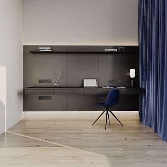 Рамка пластиковая Voltum S70 на 4 поста, графит пластик Soft touch VLS100407