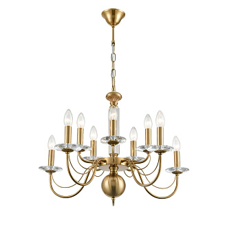 Люстра подвесная 63*90 см, 10*E14 Lumion Incanto 8033/10 медь