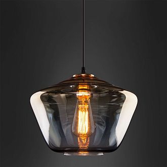 Подвесной акцентный светильник 30*30*180 см, 1*E27 40W, Eurosvet Franco 50199/1, золото, a050469