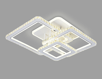 Светильник 67*51*15 см,  145W, 3000К, белый, хром Ambrella Acrylica Ice FA1732