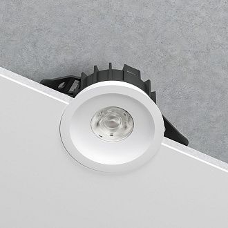 Потолочный акцентный светильник 9*9*5 см, LED, 10W, 4000K, Elektrostandard Combi 25067/LED, белый, вр 7,4 см