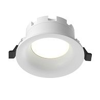 Встраиваемый светильник 11 см, IP44 Maytoni Technical Slim DL027-GX53-W, белый