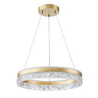 Подвесной светильник 8*50 см, 1*LED, 75W, 3000-6000K Arte Lamp Apollo A2549SP-75GO, Золото