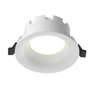 Встраиваемый светильник 11 см, IP44 Maytoni Technical Slim DL027-GX53-W, белый