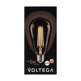 5526 Лампа светодиодная  Voltega Loft LED 6W 620Lm 2800K E27