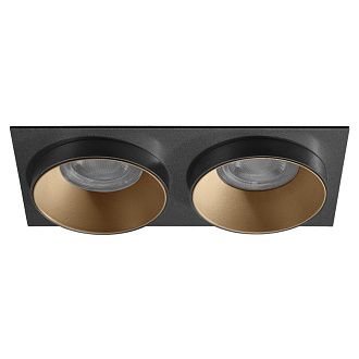 Светильник встраиваемый Crystal Lux CLT 044C2 GO-BL-BL черный/золото, вр 6,2*15 см