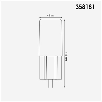 Ландшафтный модуль Novotech Nokta 358181, 3W LED, 4000K, белый
