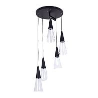 Светильник 45*45*35-85 см, *LED*21W, 3000-6000K, LED4U L7106-6 BK, Чёрный