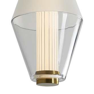 Светильник 17 см, 8W, 3000K, Freya Plum FR6137PL-L6BT, латунь