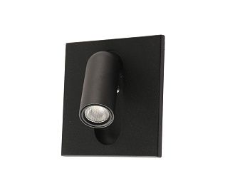Светильник 9 см, 3W, 3000K, Kink Light 08073,19, черный