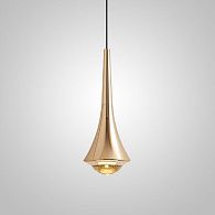 Подвесной светильник CAI B Brass 8,3*8,3*23 см, 1*LED*8W, 3000K, ImperiumLoft cai-b01, Латунь