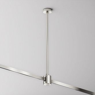 Комплектующие для трековой системы  TRA158C-IPCL1-PT 4,5*4*-40,6 см, *Maytoni technical Accessories for tracks Flarity TRA158C-IPCL1-PT, Платина