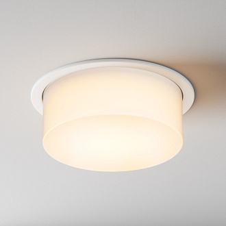 Встраиваемый светильник 6.8/8 см LED, 12W, 3000К, Maytoni Technical nude DL065-12W3K-W белый, вр 7,5 см