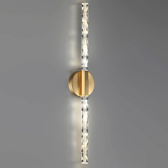 Бра 6,4*12*71 см, 1 LED*6W, 3000 К, Odeon Light Aletta, античная бронза 6679/6WL