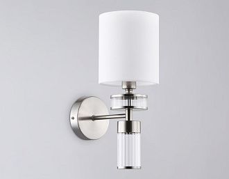Бра с абажуром 21*13*34- см, 1*E14*40W, K, Ambrella Light High Light LH71295, никель