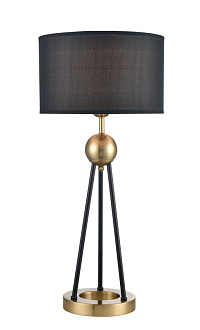 Настольная лампа  30*64 см, 1*E27 латунь, черный Vele Luce Saturno VL5764N01