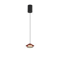 Подвесной светильник 13*180 см, *LED*5W, 3000K, Mantra Piccola MAN9032, черный