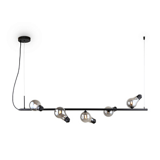 Светильник 108 см, Freya Evidence FR5372PL-05B, черный