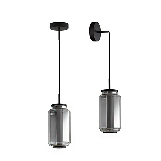 Подвесной светильник  15*15*40-198 см, 1*LED*11W Odeon Light Jam 5408/11L черный