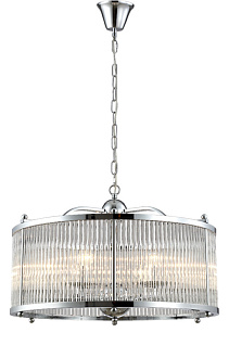 Люстра 60 см, Crystal Lux TADEO SP6 D600 CHROME/TRANSPARENTE хром