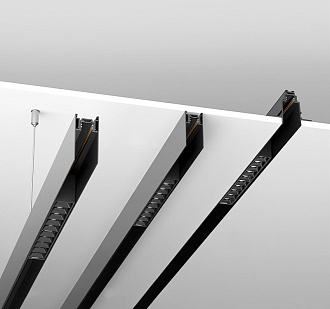 Шинопровод 100 см встраиваемый Maytoni Technical Magnetic track system S35 TRX004-221B черныйIP 20