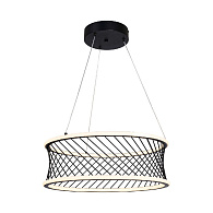 Подвесная люстра 46 см, 80W, 3000-6000K, F-Promo Korg 4436-2P, черный