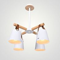 Люстра на штанге NATURA C4 white 42*42*100 см, 4*E27*60W, ImperiumLoft NATURA-C01, Белый