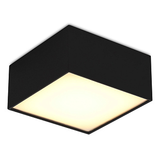Светильник потолочный 12*12*5,5 см, 1*LED*12W 3000K ST LUCE ST608.432.12 черный