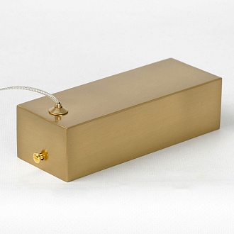 Линейно-подвесной светильник 70*6*30/200 см, 1*LED*15W 4000K Lussole Desoto LSP-7221 бронзовый