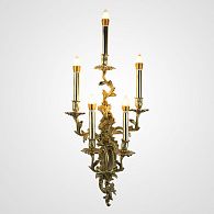 Бра Marcello Bad 85*40*40 см, 5*E14*40W, ImperiumLoft 255546-01, Золотистый