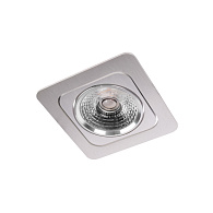 Встраиваемый светильник 12*12*7 см, 1*LED*20W 4000K LOFT IT Screen 10328/B Chrome серебро, вр 7*8,5 см