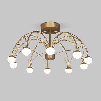 Светильник 65*65*35 см, LED*35W, 4000K, Eurosvet Ragno 90031/10, золото, a069303