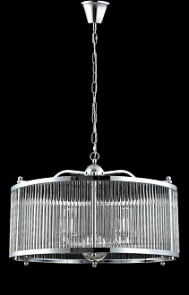 Люстра 60 см, Crystal Lux TADEO SP6 D600 CHROME/TRANSPARENTE хром