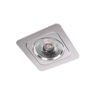 Встраиваемый светильник 12*12*7 см, 1*LED*20W 4000K LOFT IT Screen 10328/B Chrome серебро, вр 7*8,5 см