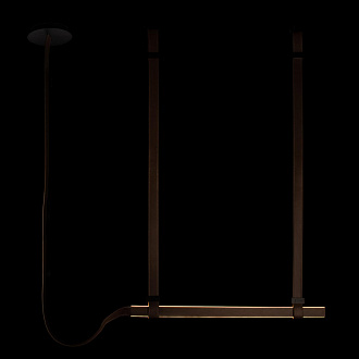 Подвесной светильник 100*5*120 см, 1*LED*40W LOFT IT Strong 10241/1000 коричневый