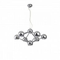 Подвесная люстра Vele Luce Azore VL5173P08, диаметр 70 см, хром
