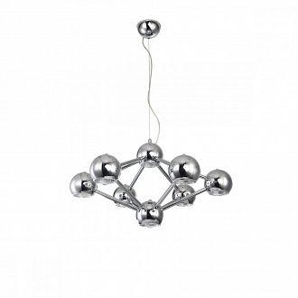 Подвесная люстра Vele Luce Azore VL5173P08, диаметр 70 см, хром